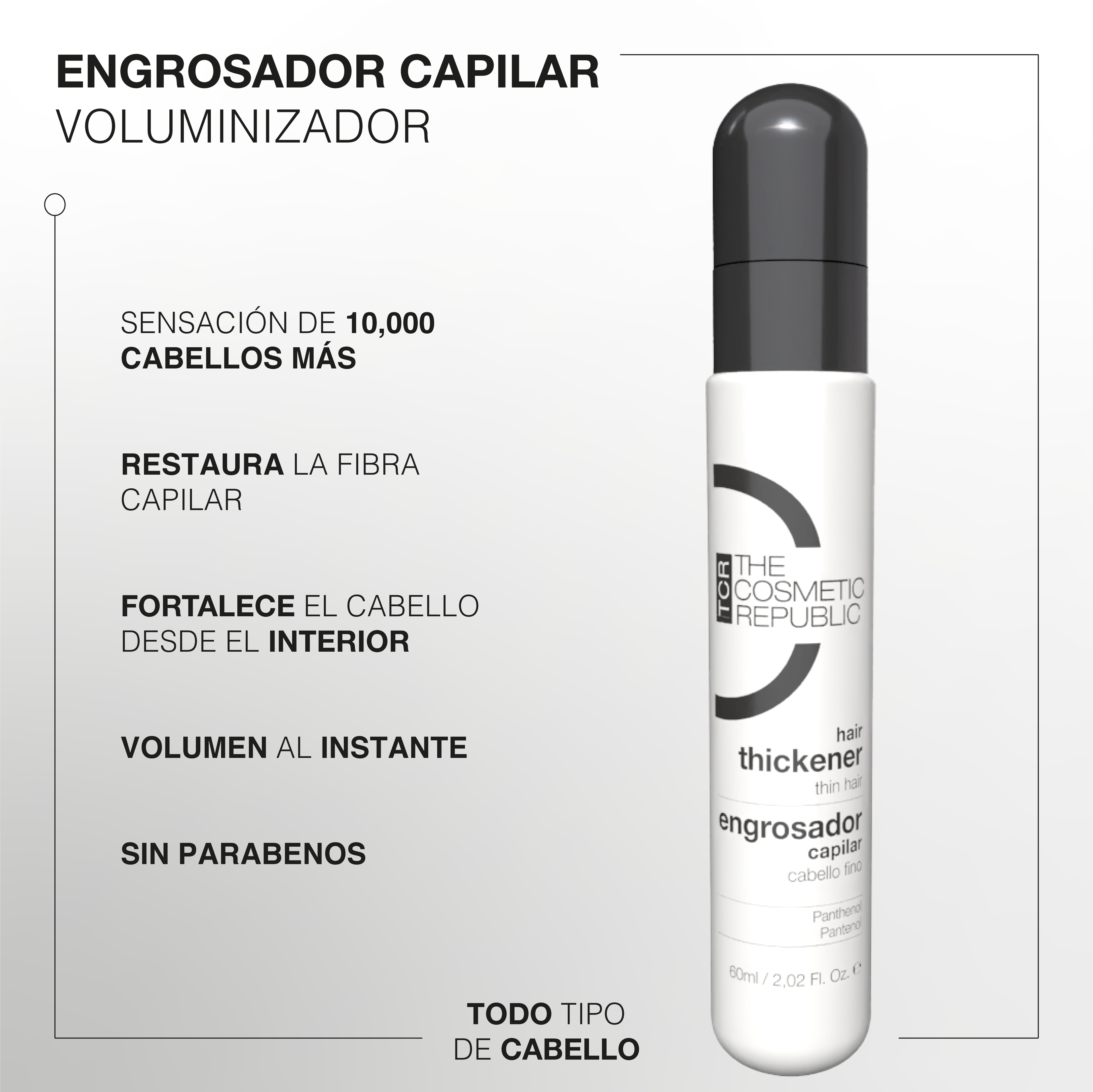 Engrosador capilar (60 ml)
