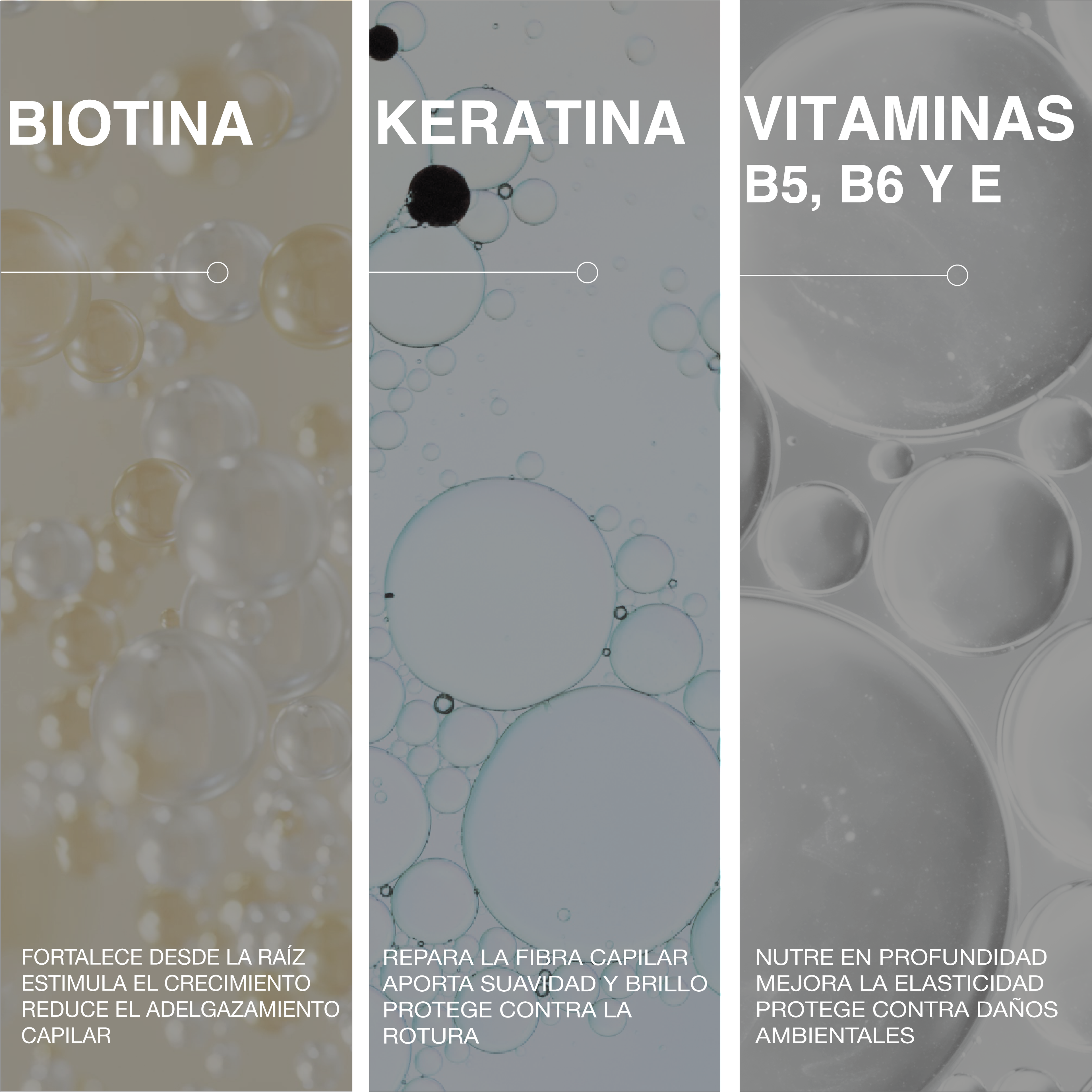 Multivitamin hair spray