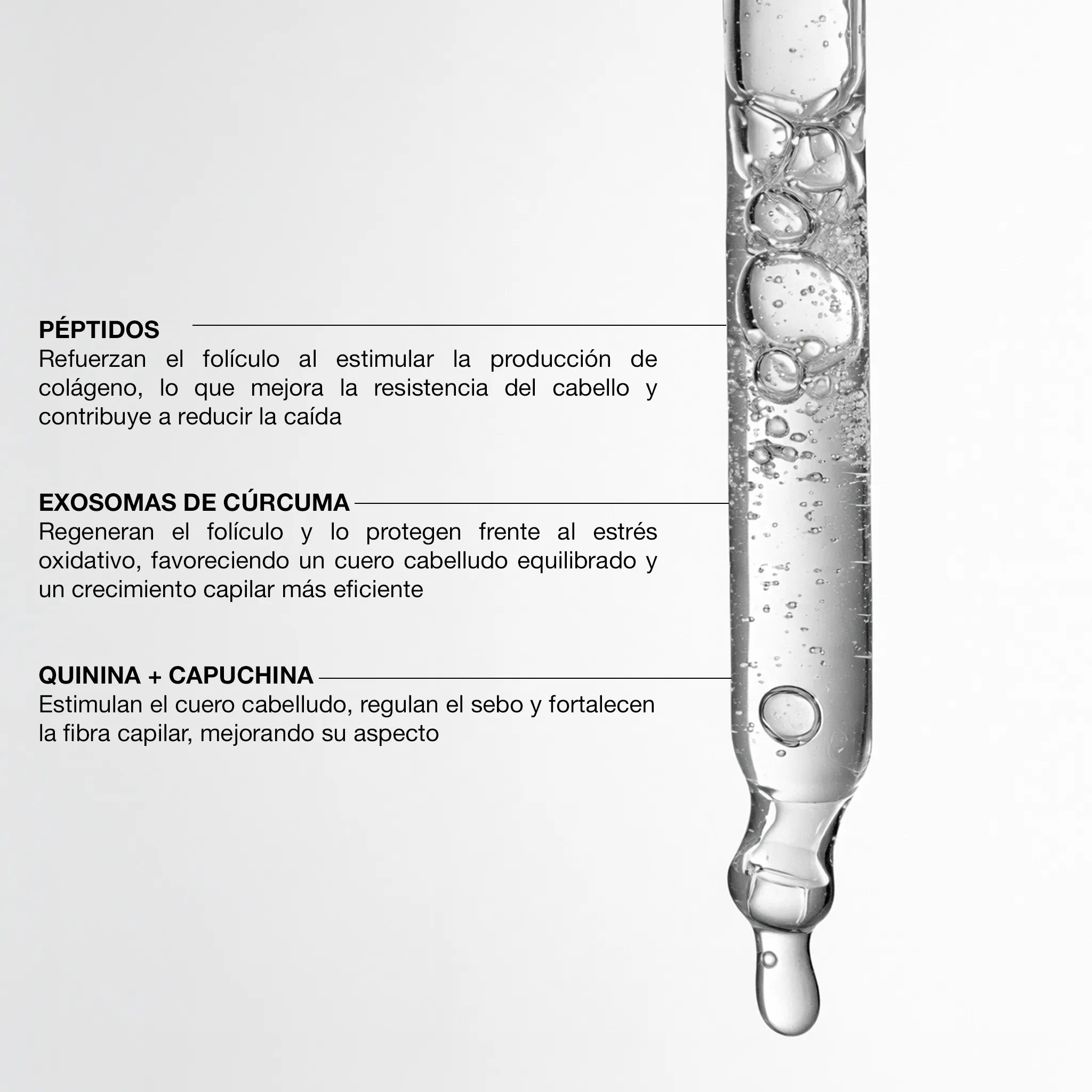 Serum anticaída con péptidos y exosomas (50 ml)