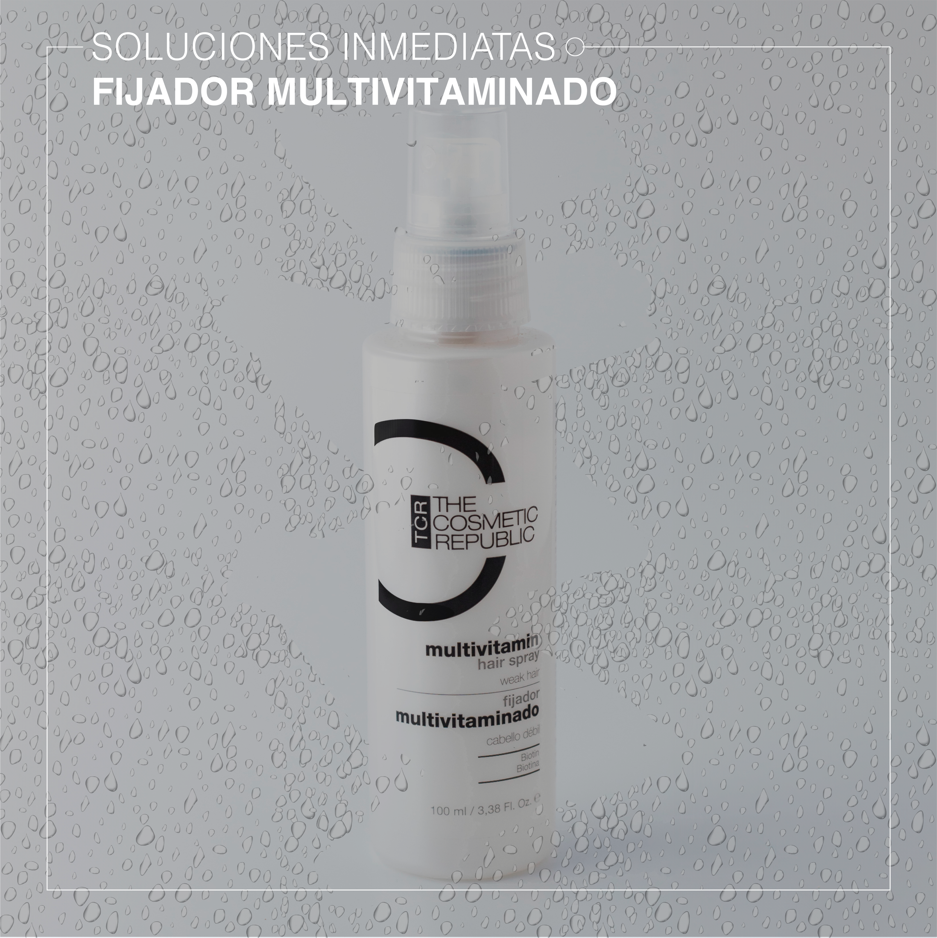 Multivitamin hair spray