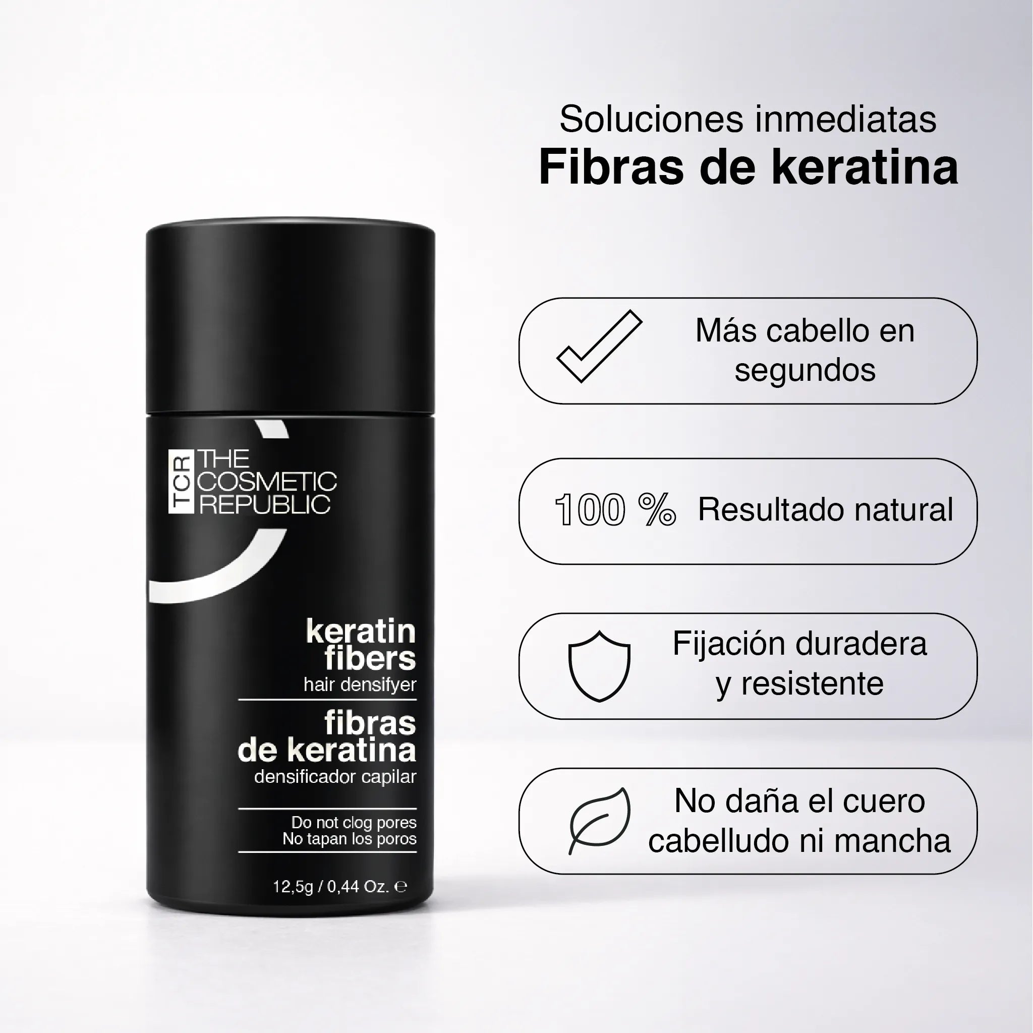 Fibras capilares de keratina