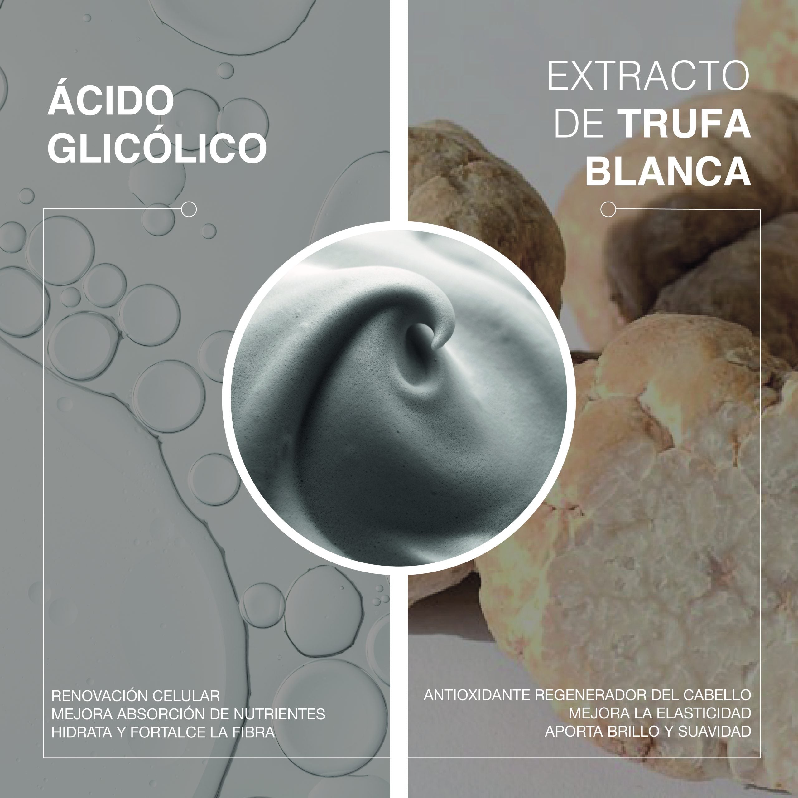 Glycolic acid hair mask