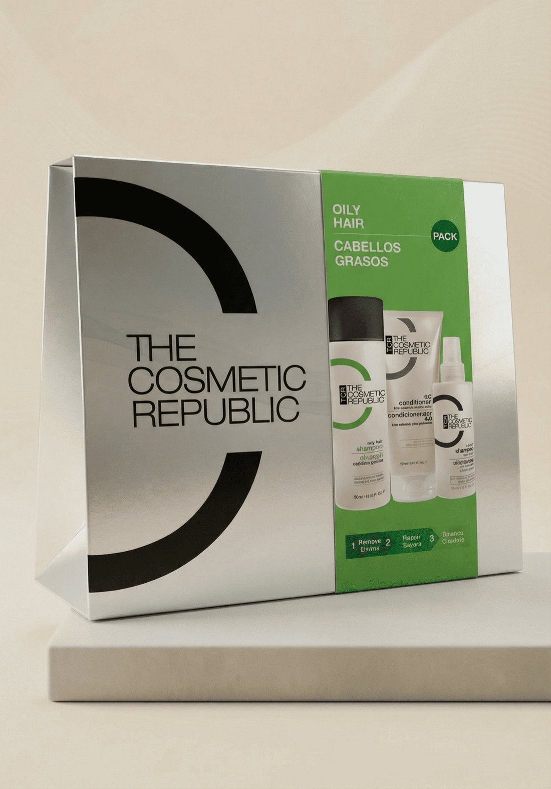 Rescue pack for oily hair