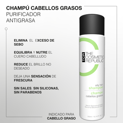 Oily hair shampoo