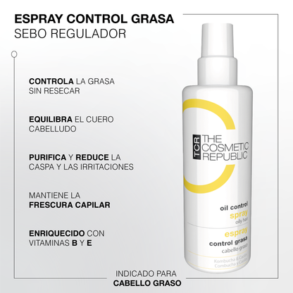 Oil control spray