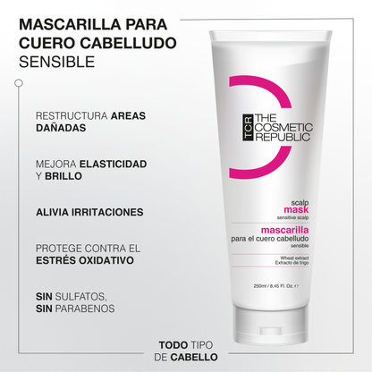 Mascarilla para cuero cabelludo