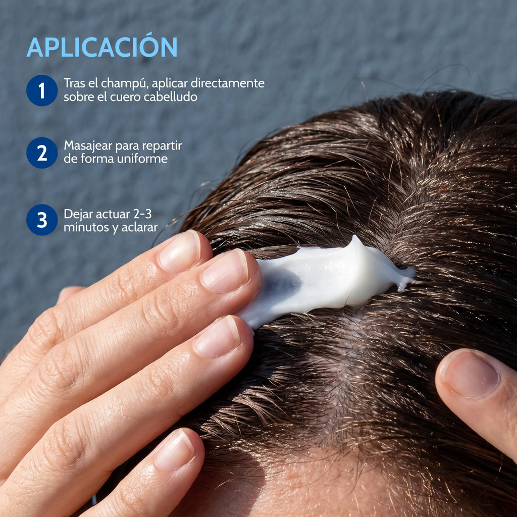 Mascarilla para cuero cabelludo