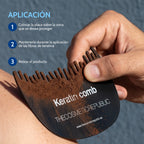 Keratin comb