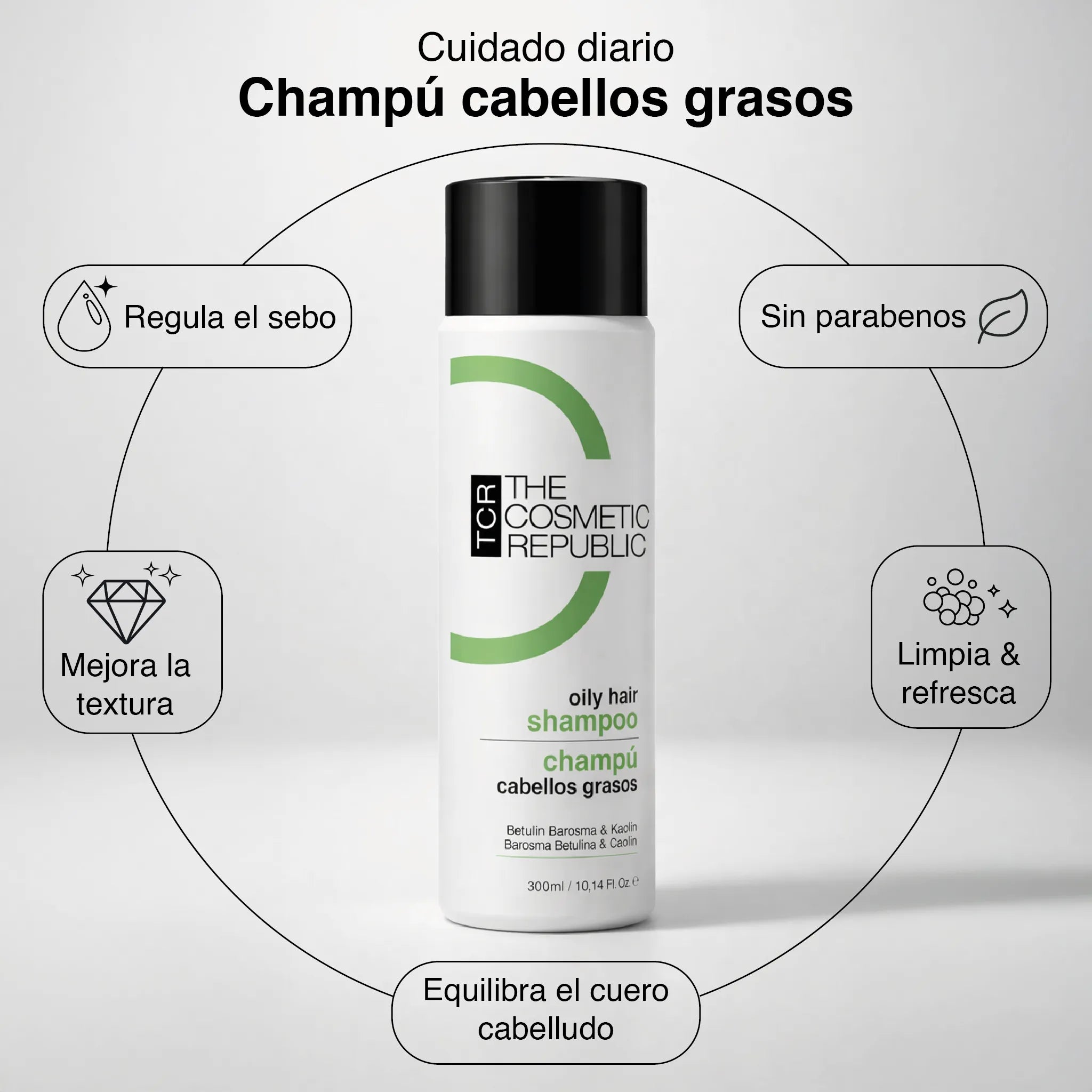 Champú cabello graso