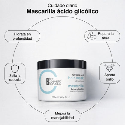 Mascarilla de ácido glicólico (300 ml)