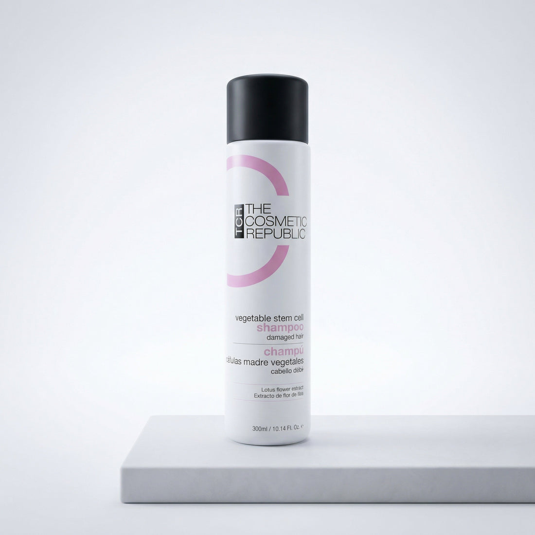 Champú con células madre vegetales